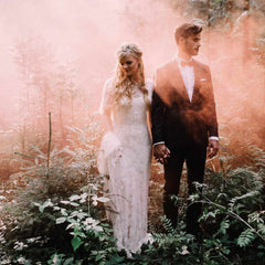 Wedding Color Smoke Bombs in Red