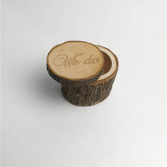 "We Do" Wooden Ring Box